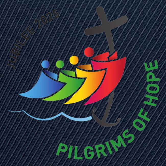 pilgrims of hope 2025 logo (Jubilee Year 2025)
