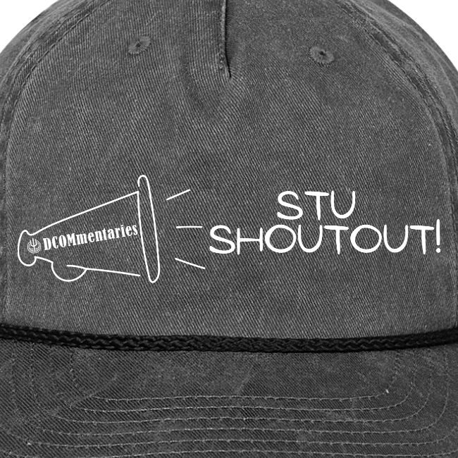 DCOMmentaries Stu Shoutout (White)
