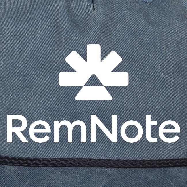 White logo with text, vertically stacked