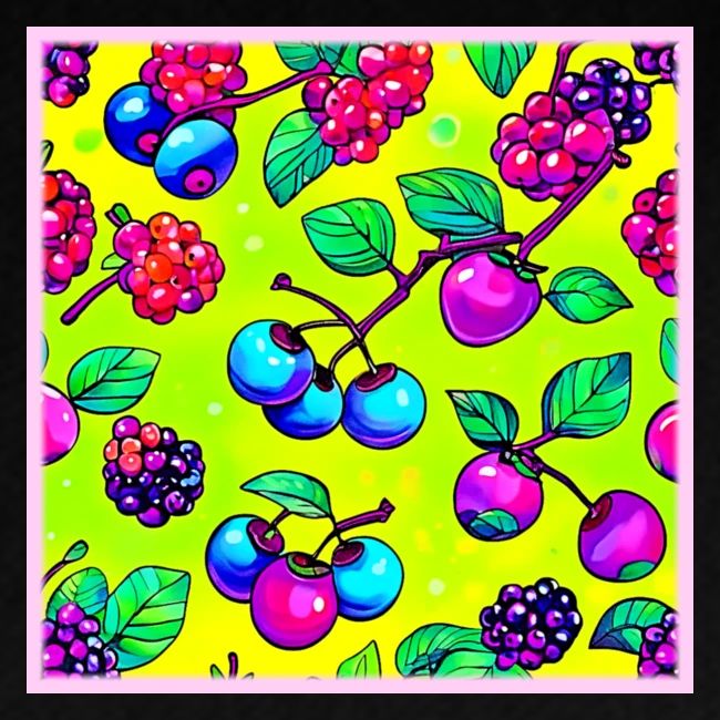 Bright Berry Fruit Pattern