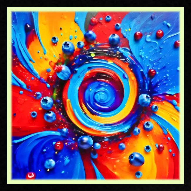 Vibrant Berry Vortex