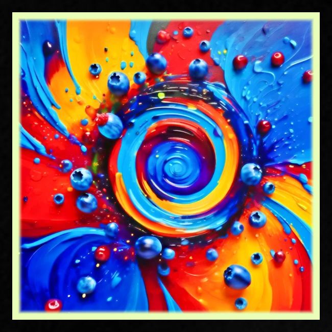 Vibrant Berry Vortex