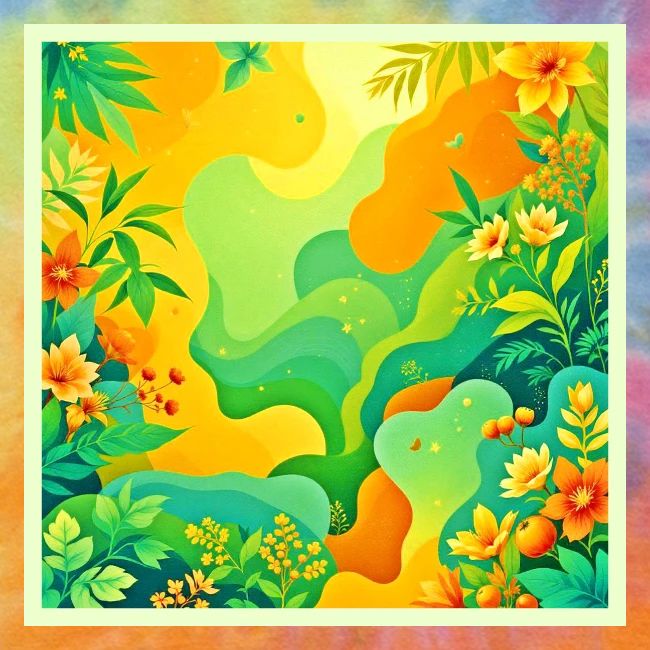 Tropical Foliage Abstract