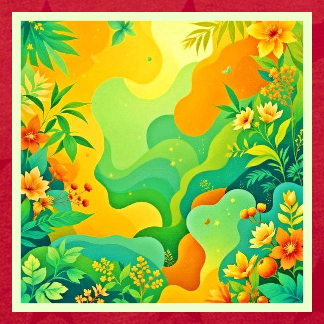 Tropical Foliage Abstract