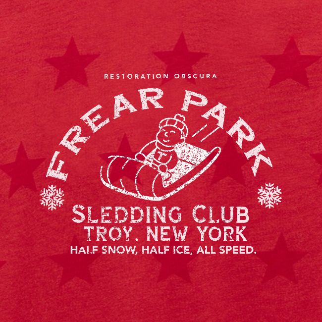 RO Frear Park Sledding Club Distressed Light