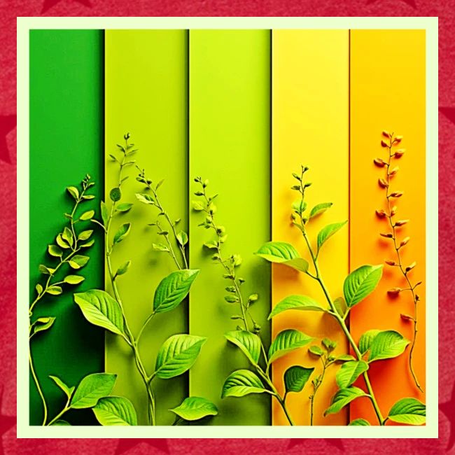 Modern Color Block Nature