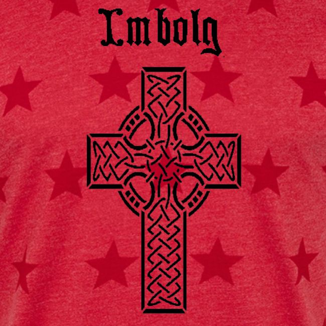 Imbolg Black Logo and Cross