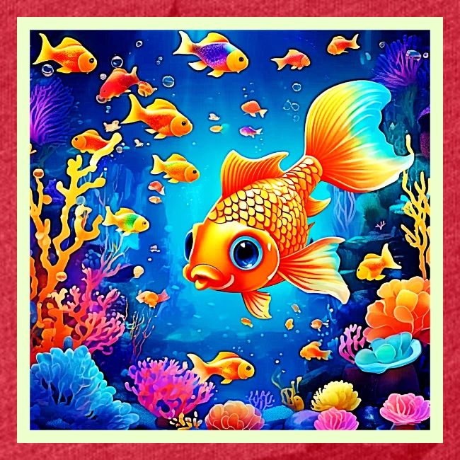 Vibrant Underwater Fish World Design