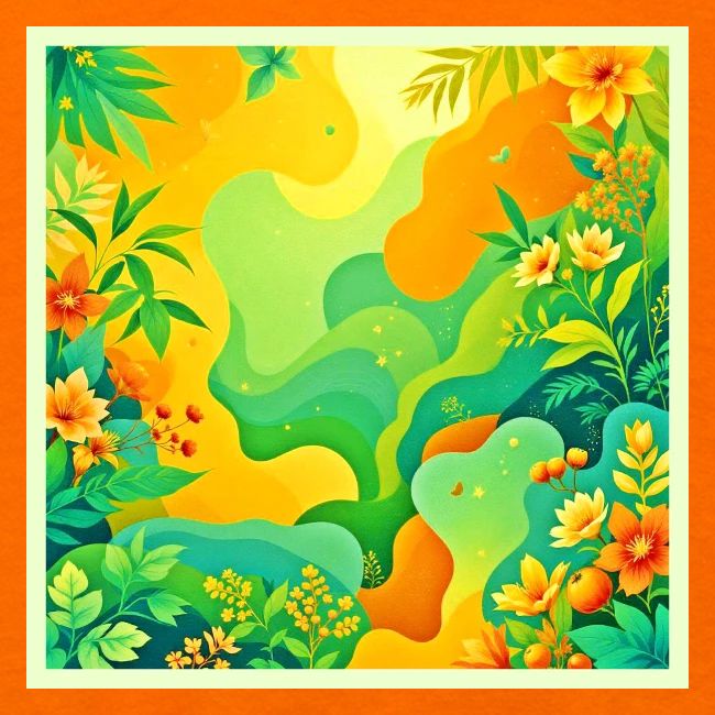 Tropical Foliage Abstract