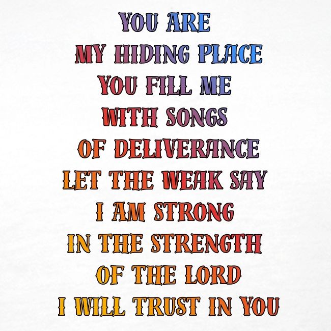 You Are My Hiding Place
