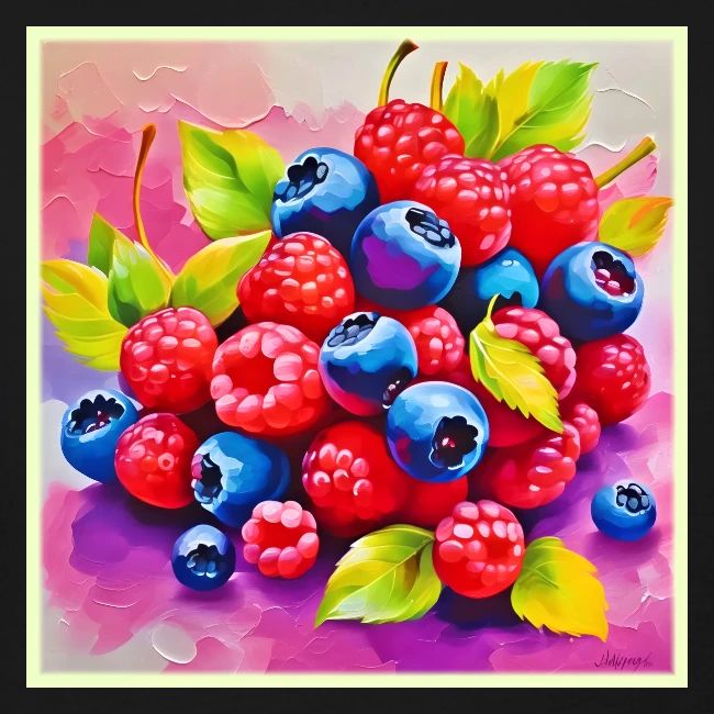 Colorful Berry Feast