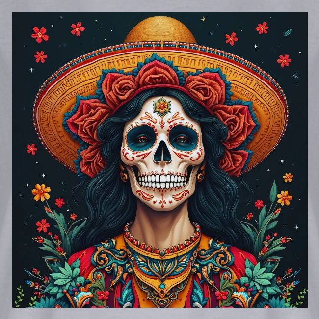 Charra Skull Art | Traditional Mexican Design
