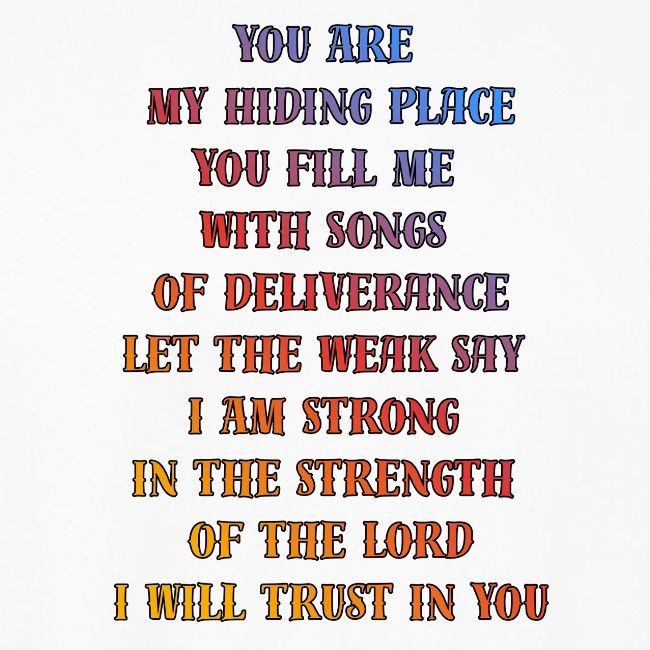 You Are My Hiding Place