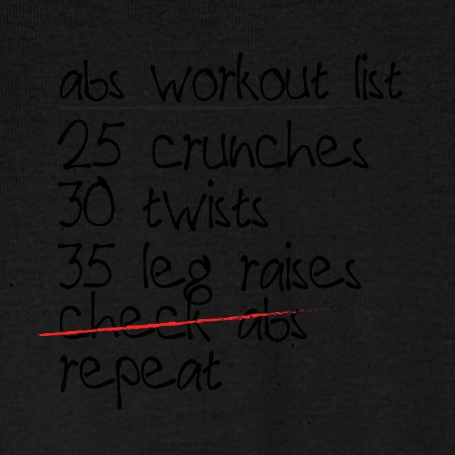 Abs Workout List