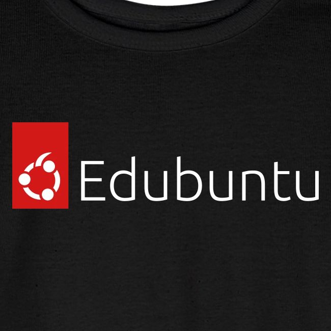 Edubuntu Logo 2023 - White
