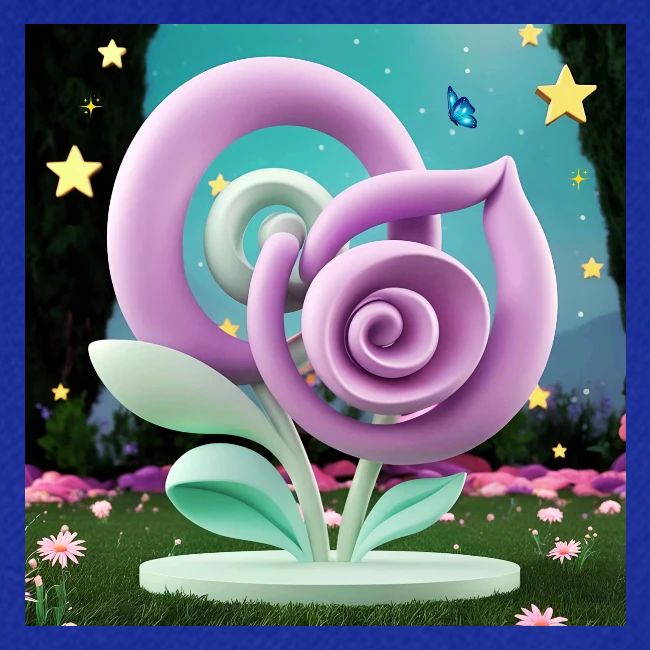 Lila Bloom | Double Floral Eco-Inspired Art