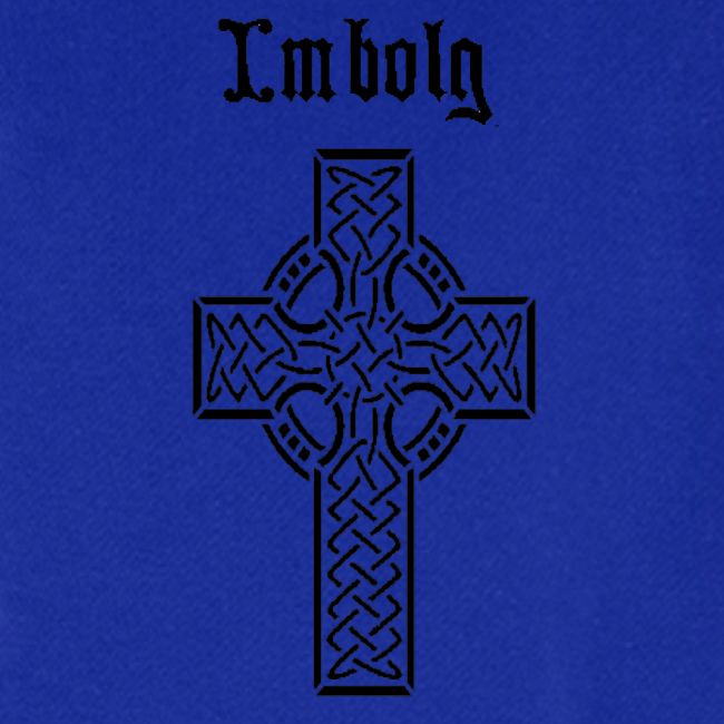 Imbolg Black Logo and Cross Front & Back