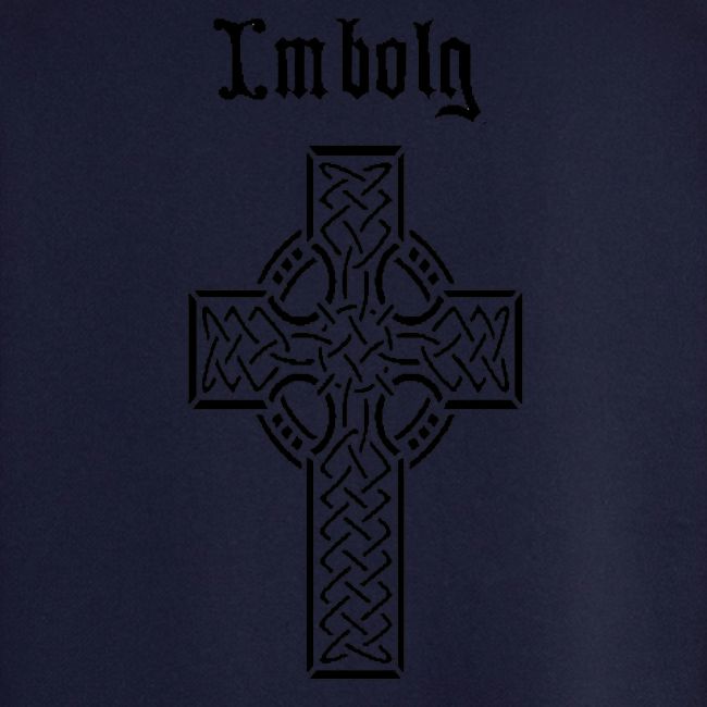 Imbolg Black Logo and Cross Front & Back