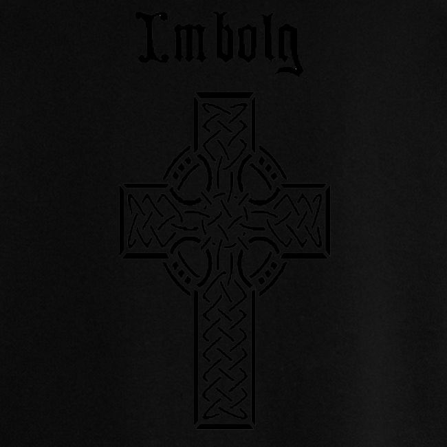 Imbolg Black Logo and Cross Front & Back