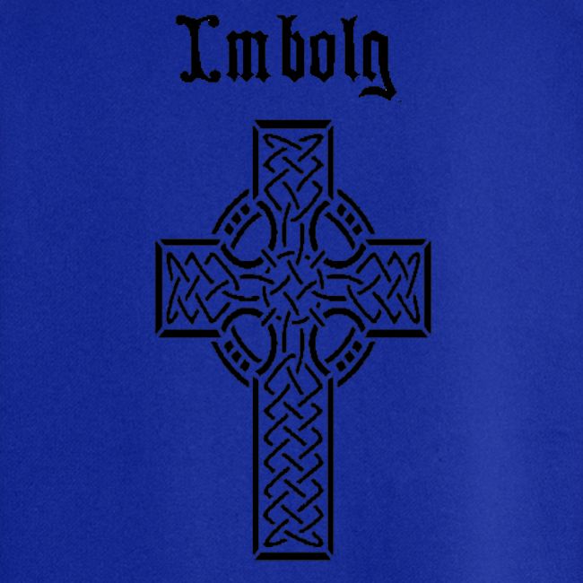 Imbolg Black Logo and Cross Front & Back