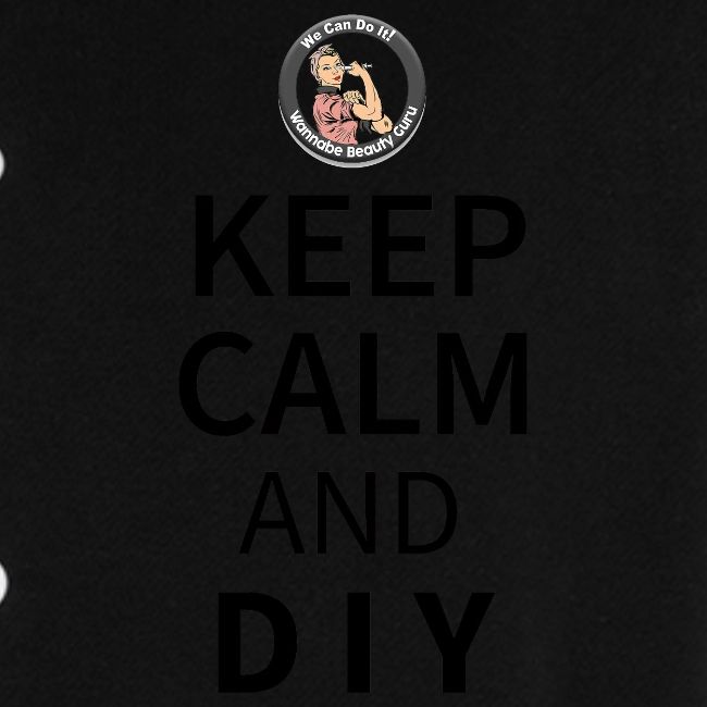 Keep Calm and DIY On Black Text
