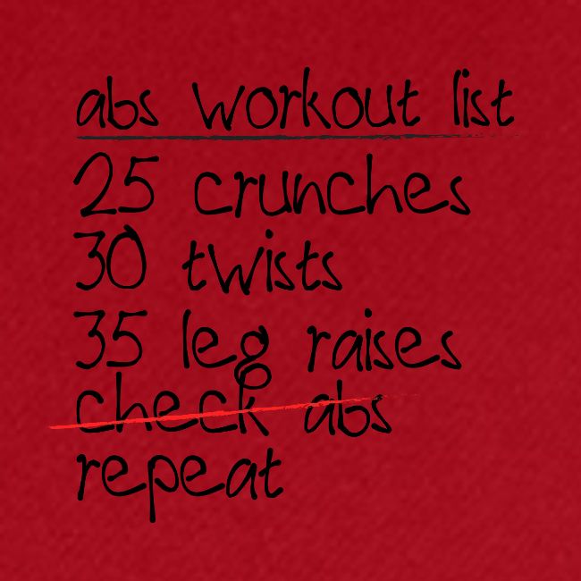 Abs Workout List