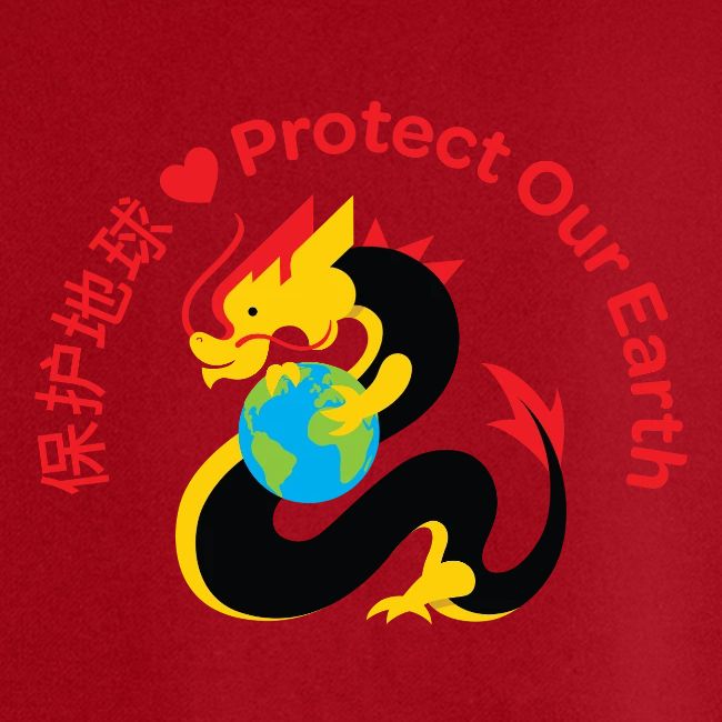 Kindness Dragon with Earth Red
