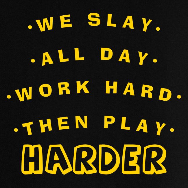 We Slay All Day Shiny Shirt Metallic Silver & Gold