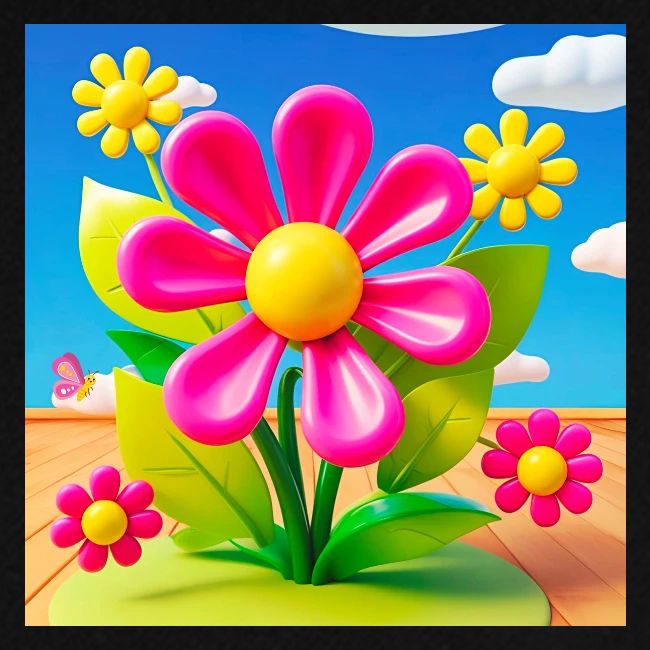 Pink Floral Peace | Sky & Nature Design