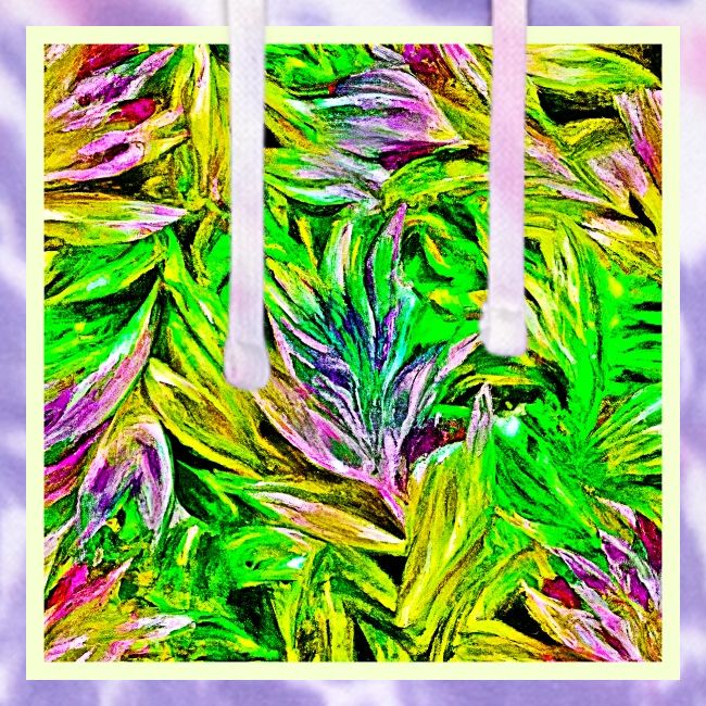 Vibrant Plant Strokes Design