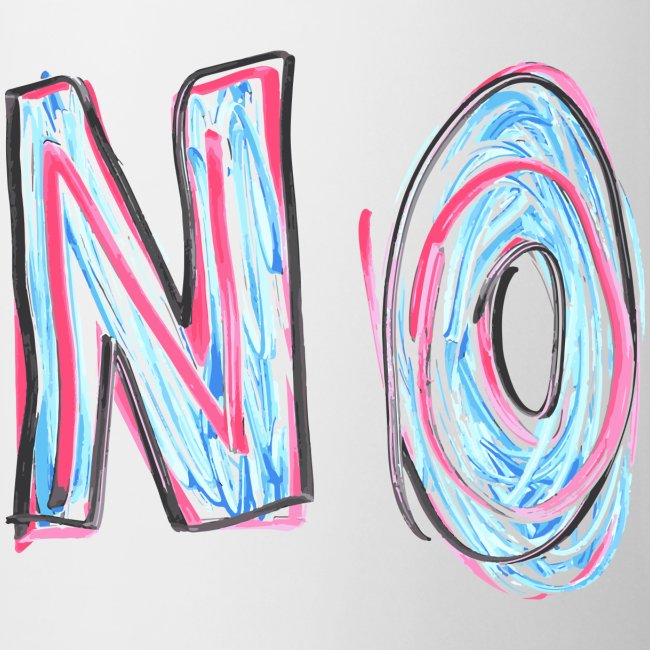 NO | Hand Drawn Colorful Dry Erase Drawing Design
