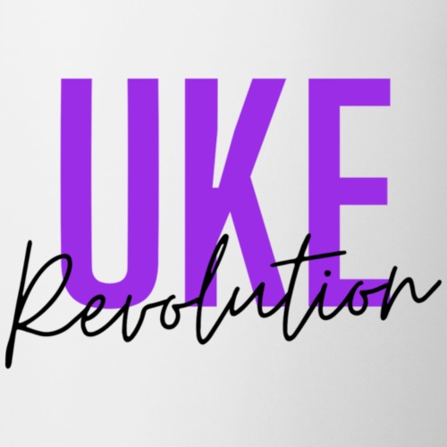 Front Only Purple Uke Revolution Logo - Coffee/Tea Mug