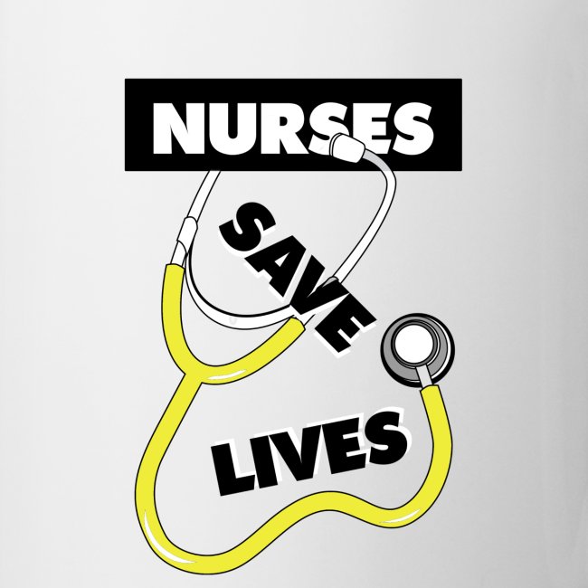 Nurses save lives yellow