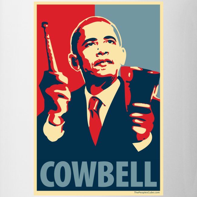 Cowbell: parody of Obama poster