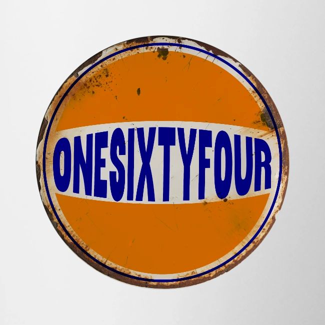 One Sixty Four --vintage auto inspired orange
