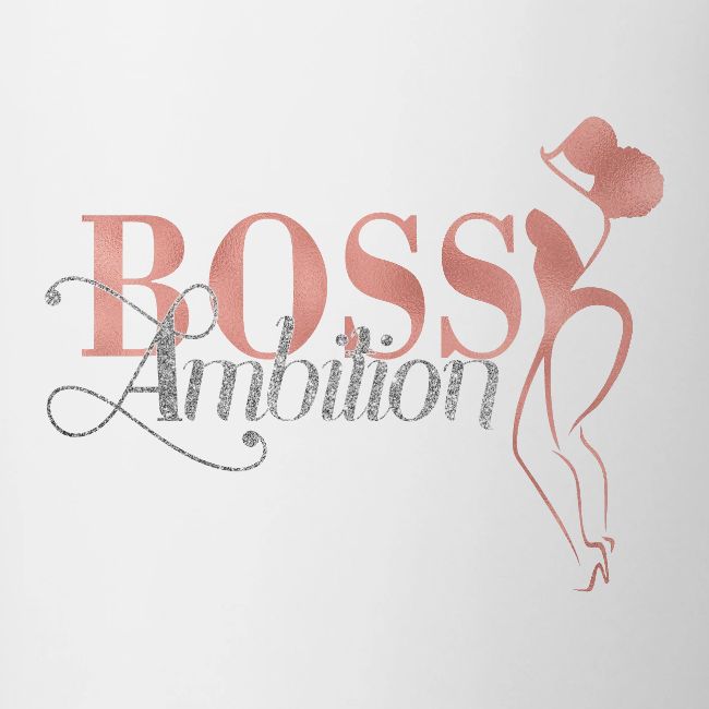 Women Boss Ambition Tshirt Glitter