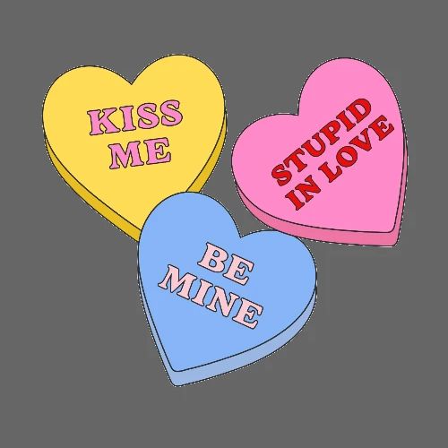 Candy Hearts Mug - Coffee/Tea Mug
