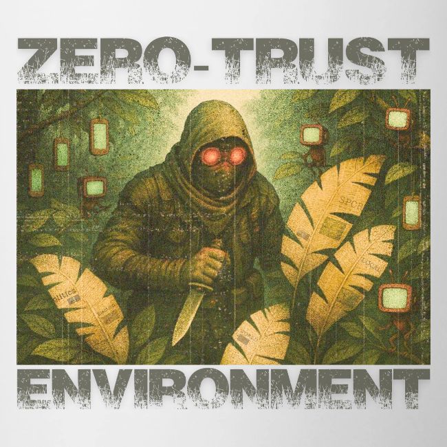 ZERO-TRUST (Black Lettering)