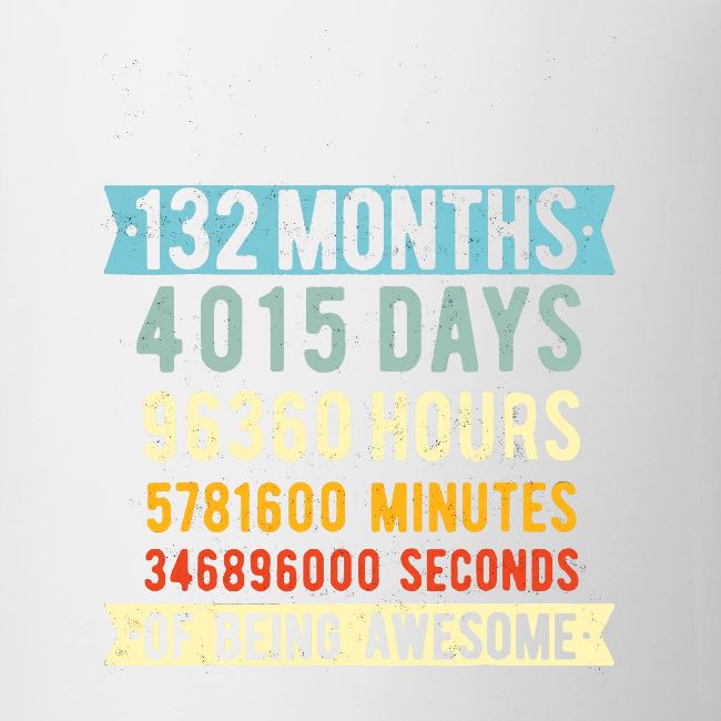 11th Birthday 11 Years Old Vintage