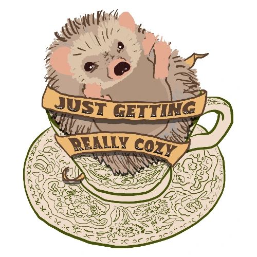 Hedgehog in cup - Coffee/Tea Mug