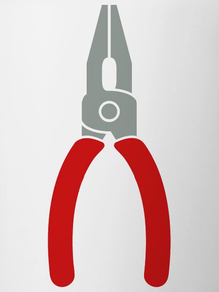 Pliers Tool Logo