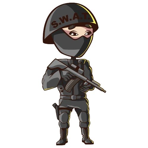Saxon the SWAT Officer - Coffee/Tea Mug