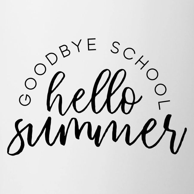 Goodbye School Hello Summer Teacher T-Shirts
