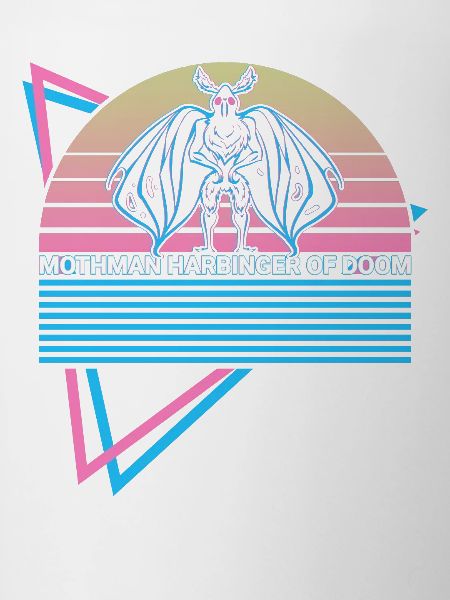 Mothman Cryptid Retro