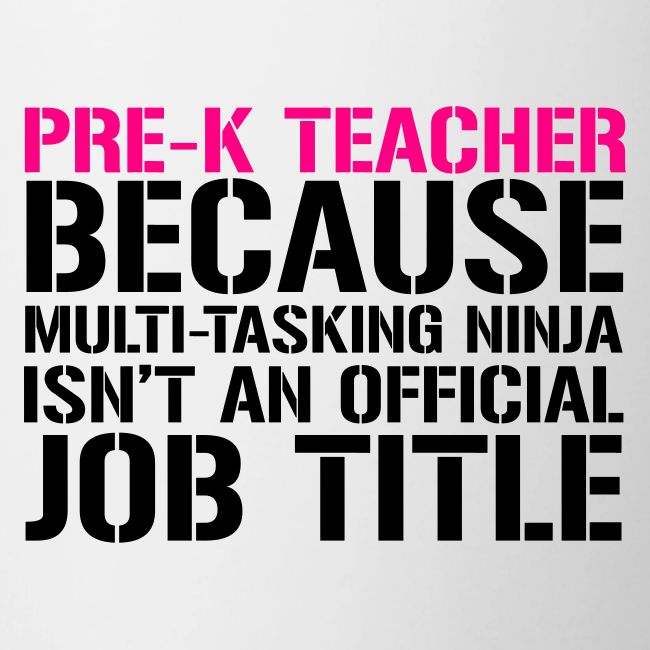 Pre-K Ninja Teacher Funny Teacher T-Shirts