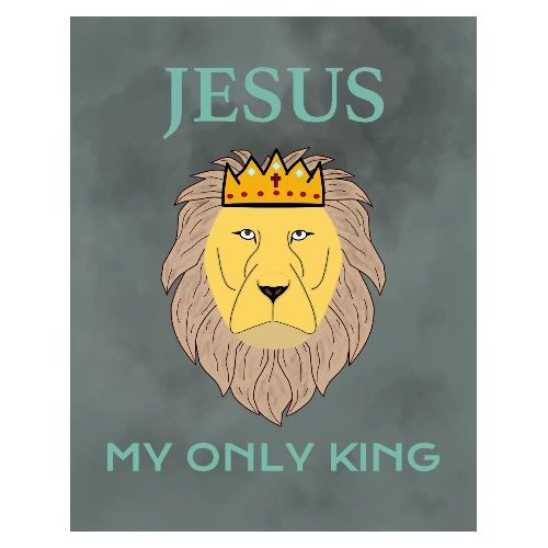 Jesus My Only KIng w background - Coffee/Tea Mug