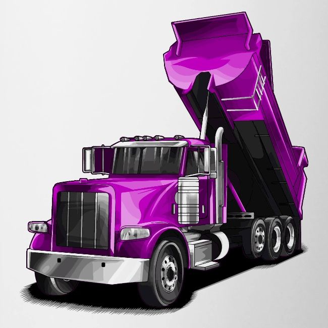 Dump Truck Purple