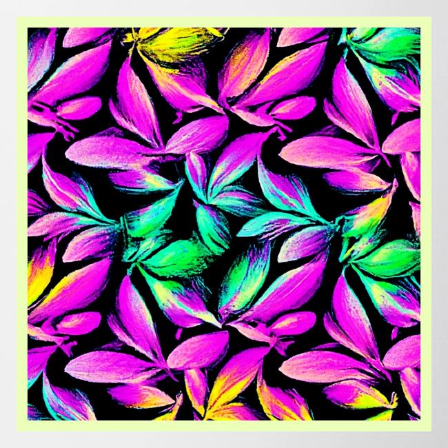 Vibrant Floral Repeat Design