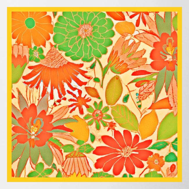 Vibrant Blossom Elegance Pattern