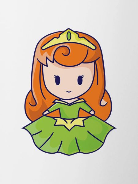 Green dressed beautiful girl
